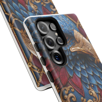 Leather Feather Eagle Sculpture Case — "Aigle Impérial"