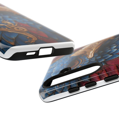 Leather Feather Eagle Sculpture Case — "Aigle Impérial"