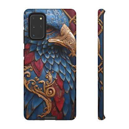 Leather Feather Eagle Sculpture Case — "Aigle Impérial"