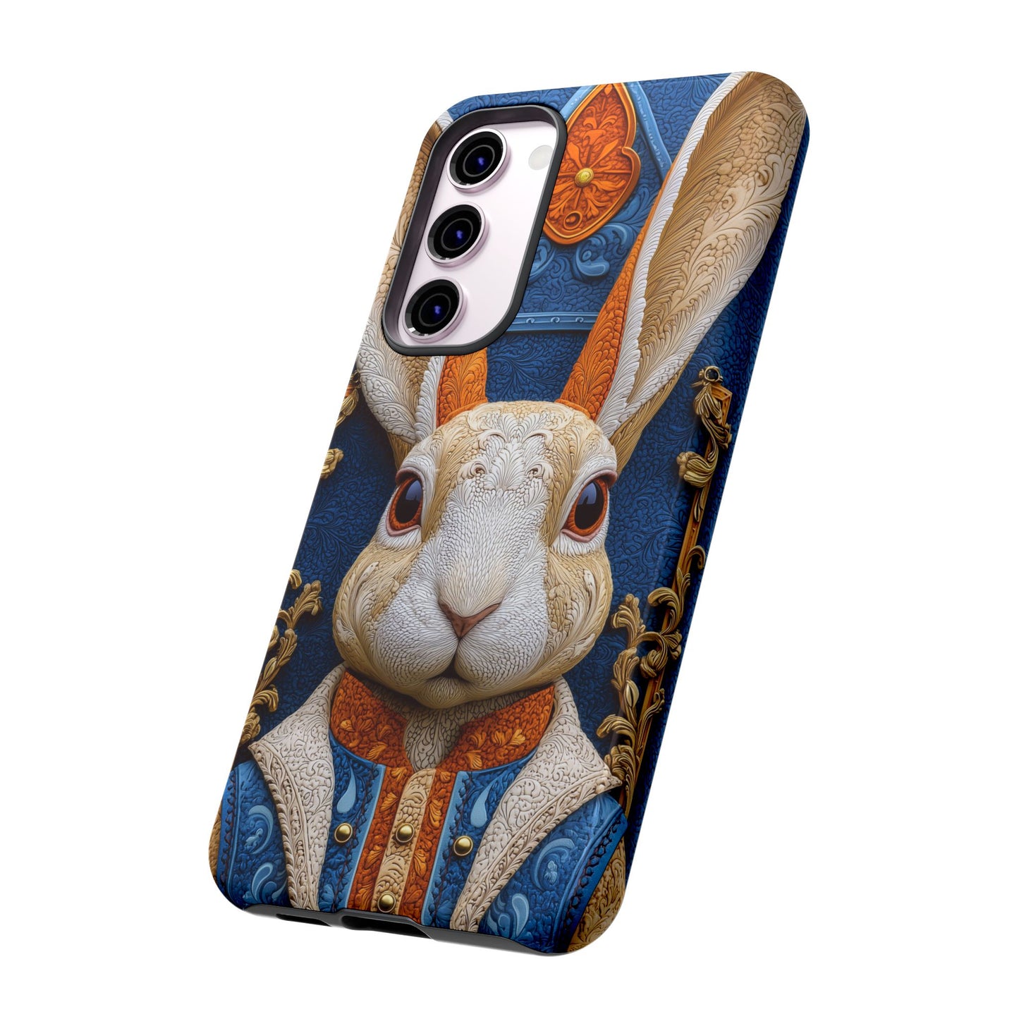 Le Lapin Gentilhomme : Portrait Brodé en Veston