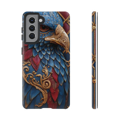 Leather Feather Eagle Sculpture Case — "Aigle Impérial"