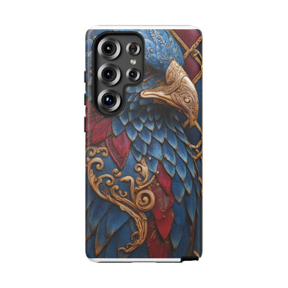 Leather Feather Eagle Sculpture Case — "Aigle Impérial"