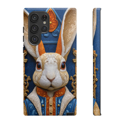 Le Lapin Gentilhomme : Portrait Brodé en Veston