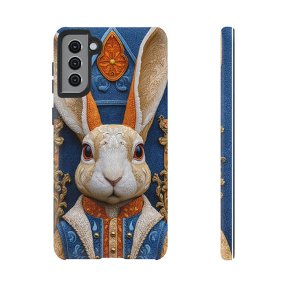 Le Lapin Gentilhomme : Portrait Brodé en Veston