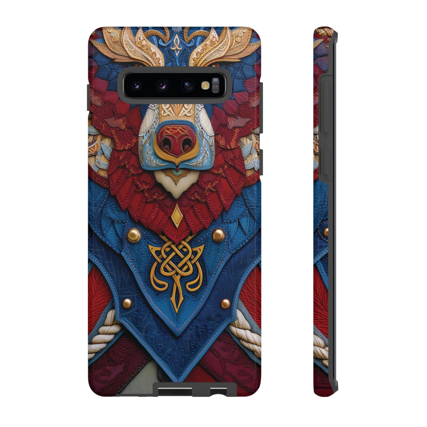 L'Ours Guerrier : Totem Celtique sur Cuir et Or