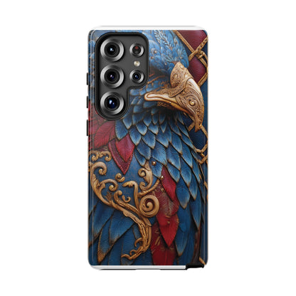 Leather Feather Eagle Sculpture Case — "Aigle Impérial"