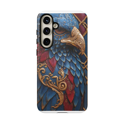 Leather Feather Eagle Sculpture Case — "Aigle Impérial"