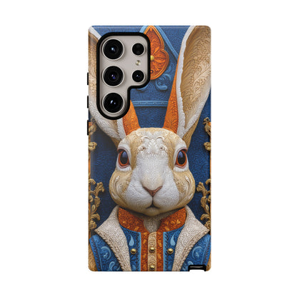 Le Lapin Gentilhomme : Portrait Brodé en Veston