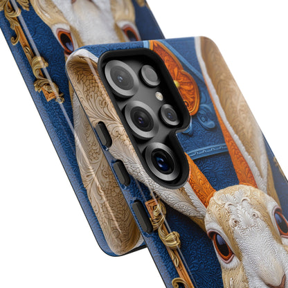 Le Lapin Gentilhomme : Portrait Brodé en Veston