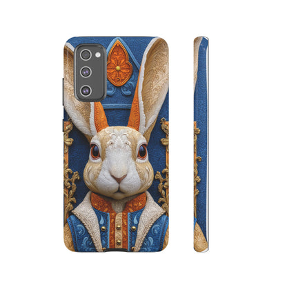 Le Lapin Gentilhomme : Portrait Brodé en Veston