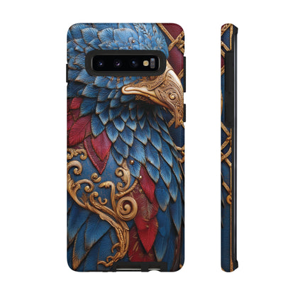 Leather Feather Eagle Sculpture Case — "Aigle Impérial"