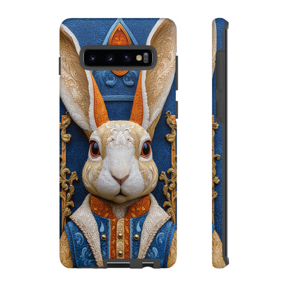 Le Lapin Gentilhomme : Portrait Brodé en Veston