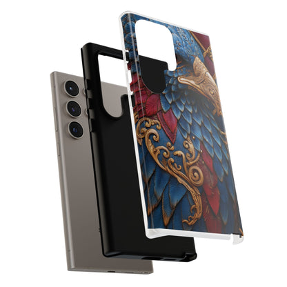 Leather Feather Eagle Sculpture Case — "Aigle Impérial"