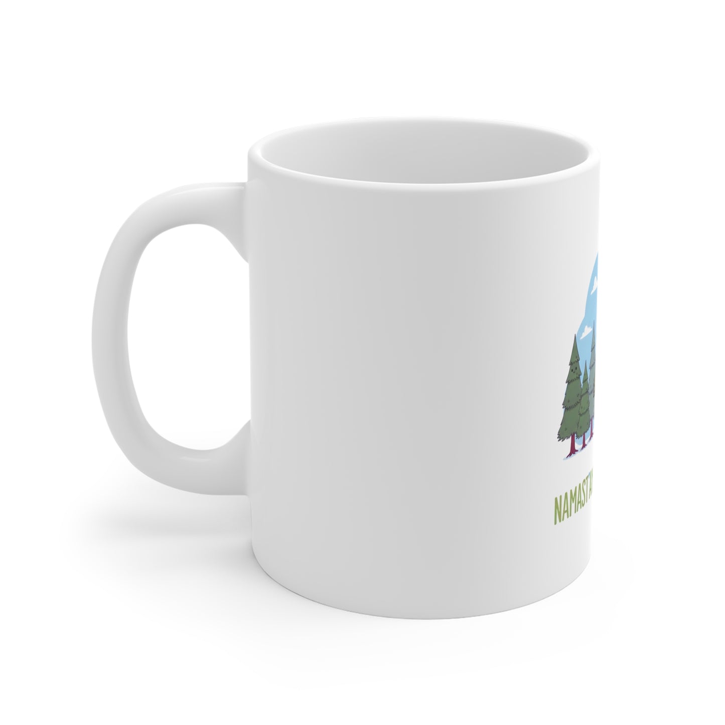 Mug - Namast'ay in the Mountains - Yoga Zen en Forêt