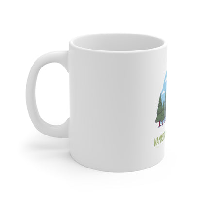 Mug - Namast'ay in the Mountains - Yoga Zen en Forêt