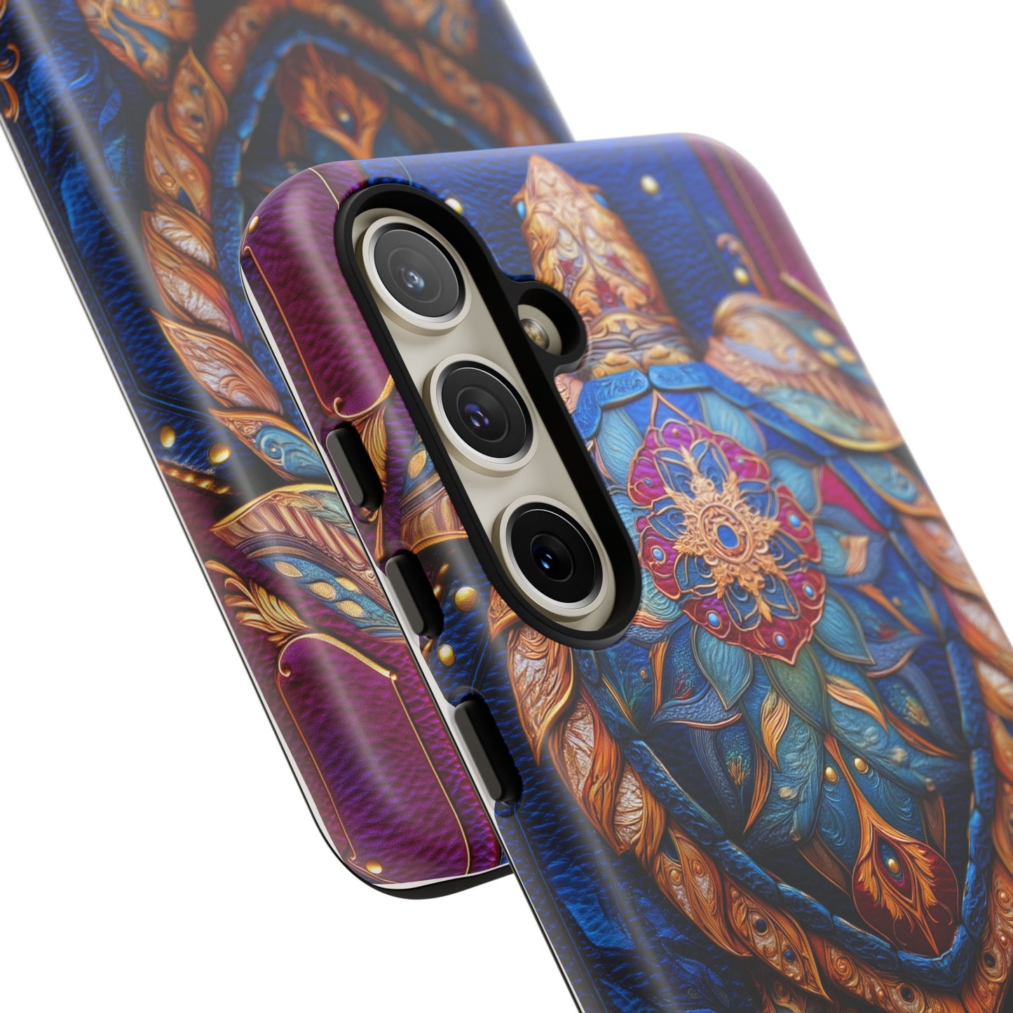 Tortue de Sagesse : Mandala Ornemental sur Cuir