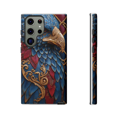 Leather Feather Eagle Sculpture Case — "Aigle Impérial"