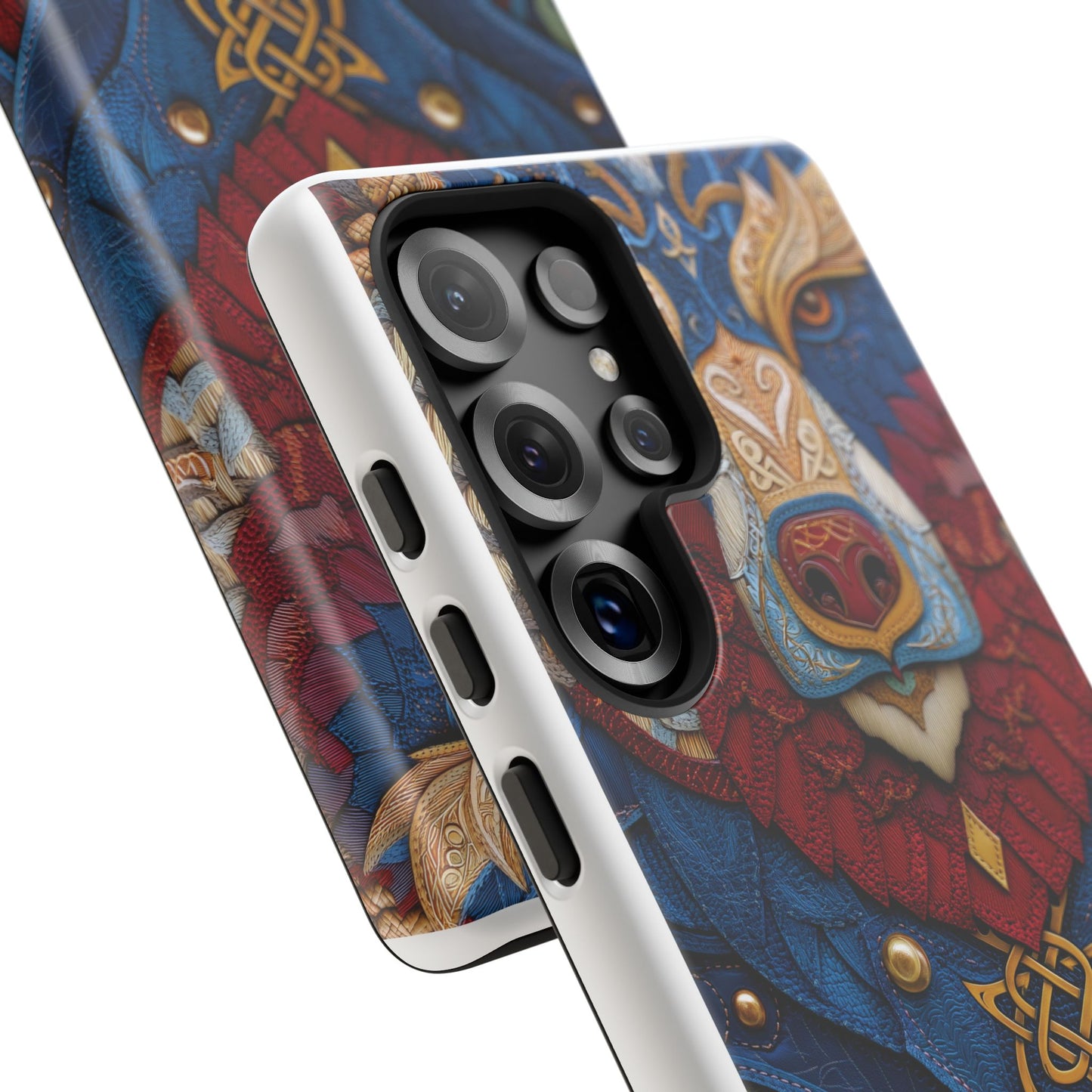 L'Ours Guerrier : Totem Celtique sur Cuir et Or