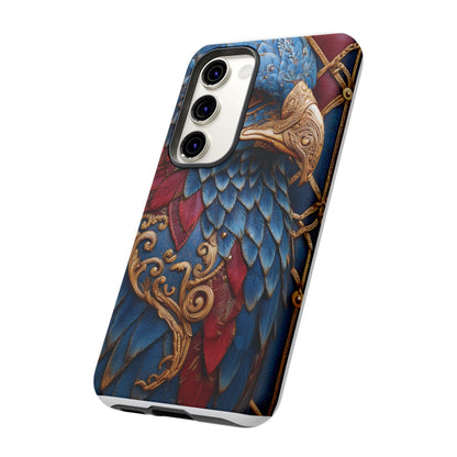 Leather Feather Eagle Sculpture Case — "Aigle Impérial"