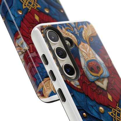 L'Ours Guerrier : Totem Celtique sur Cuir et Or