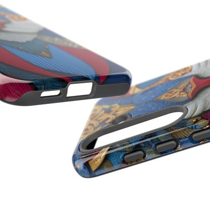 Chat Sacré : Masque Celtique en Cuir et Or