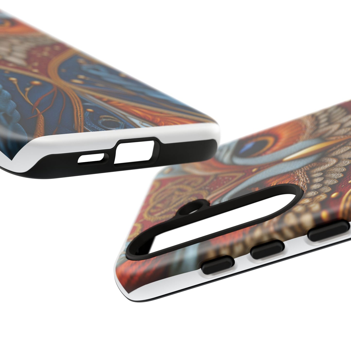 Hibou Royal : Art Textile Brodé et Cuir