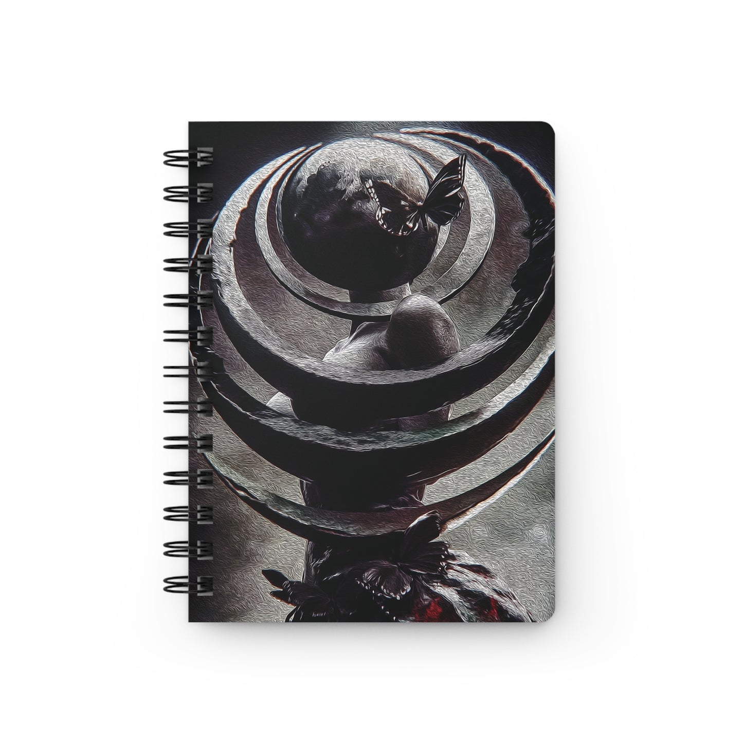 L'Architecte Lunaire – Spirale Cosmique et Papillon de Minuit