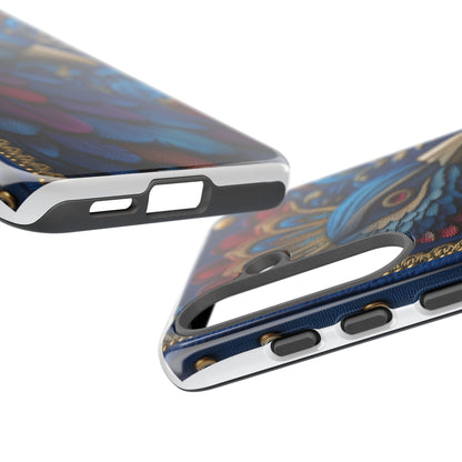 Loup des Glaces : Ornements Baroques et Fourrure Bleue