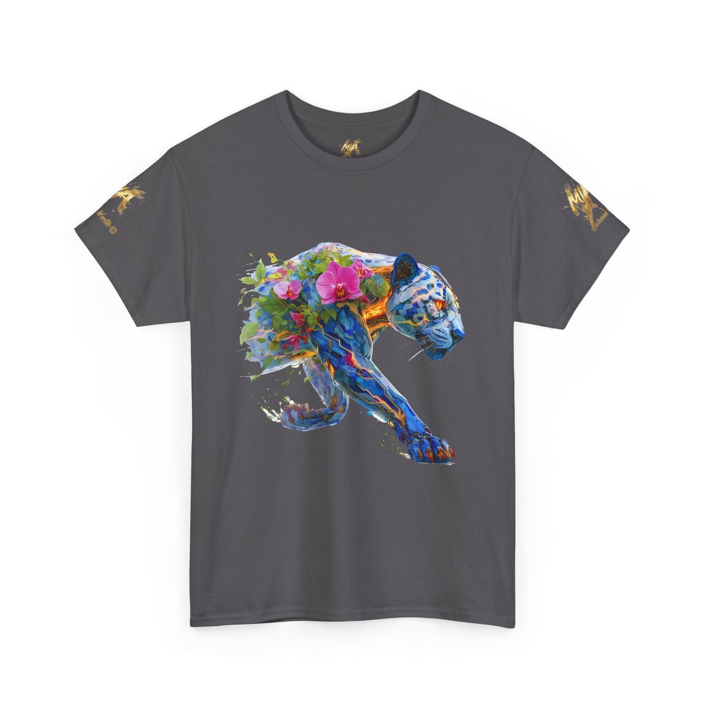 Jaguar Mécano-Botanique : Art Conceptuel de la Nature Futuriste T-shirt essentiel