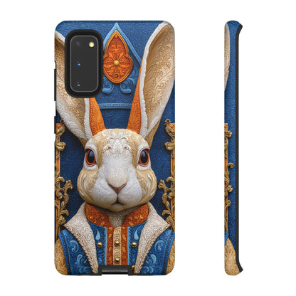 Le Lapin Gentilhomme : Portrait Brodé en Veston